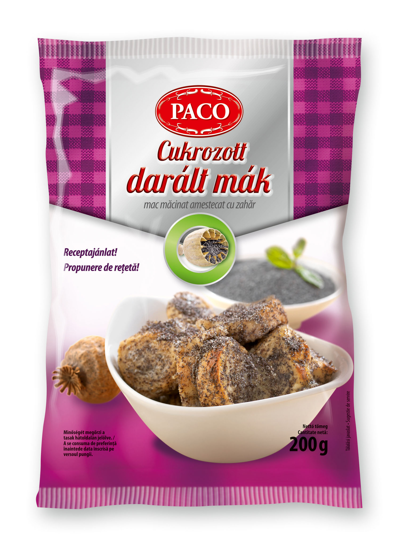 PACO Cukrozott darált mák 200g